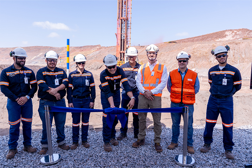 Anglo American dá mais um passo rumo à Mina Moderna com lançamento de perfuratriz autônoma