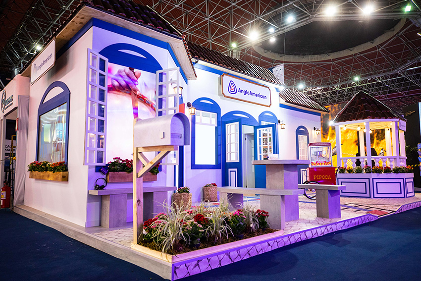 Estande da Anglo American na Exposibram 2024 é premiado