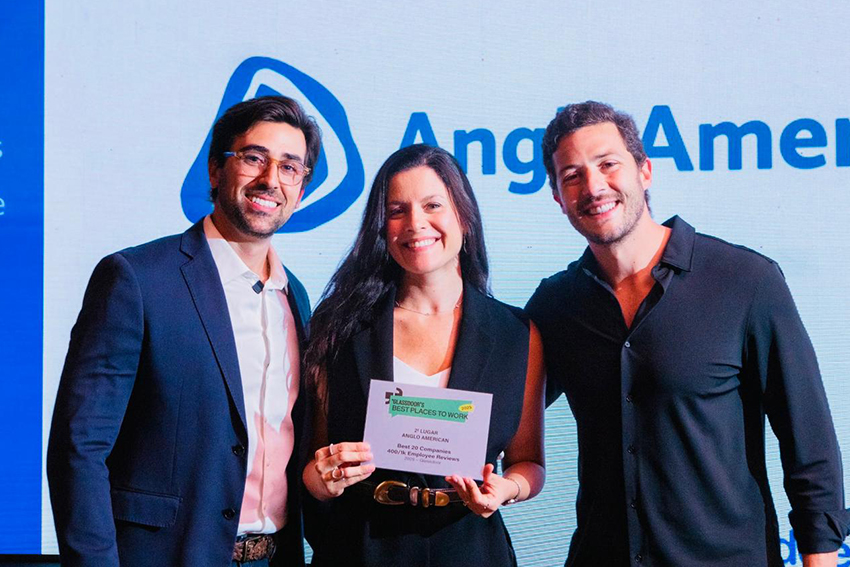 A Anglo American é uma das vencedoras do prêmio Employer Branding Awards 2025.
