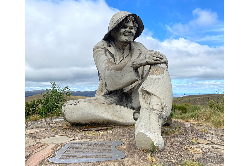 Símbolo da Serra do Cipó, estátua do Juquinha será restaurada pela Anglo American
