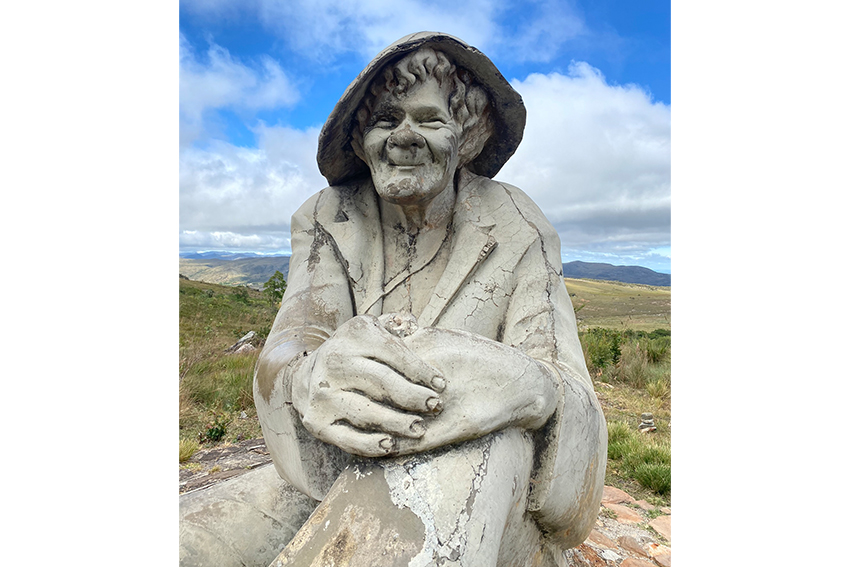 Símbolo da Serra do Cipó, estátua do Juquinha será restaurada pela Anglo American
