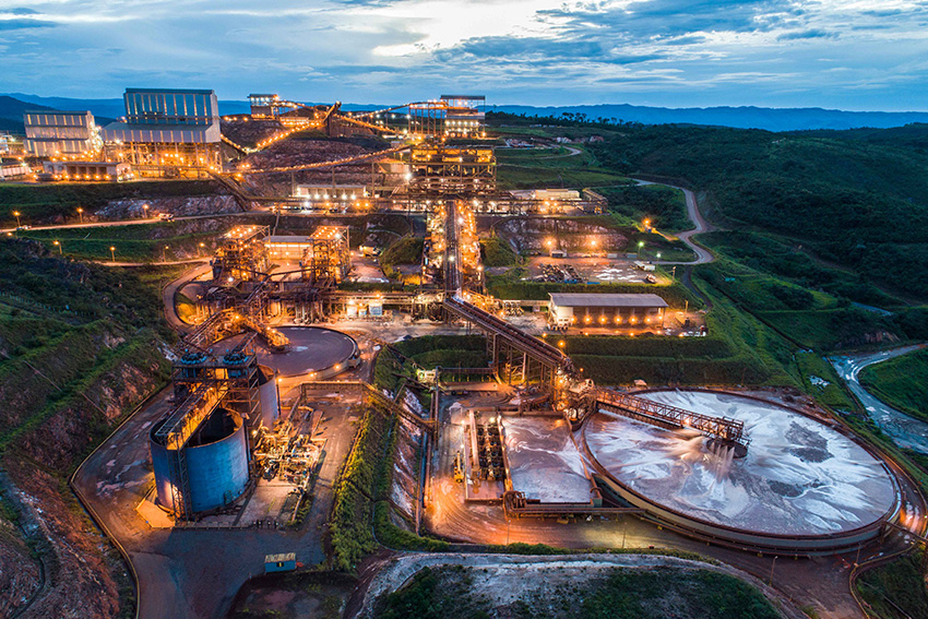 Empreendimento Minas-Rio. Divulgação Anglo American.