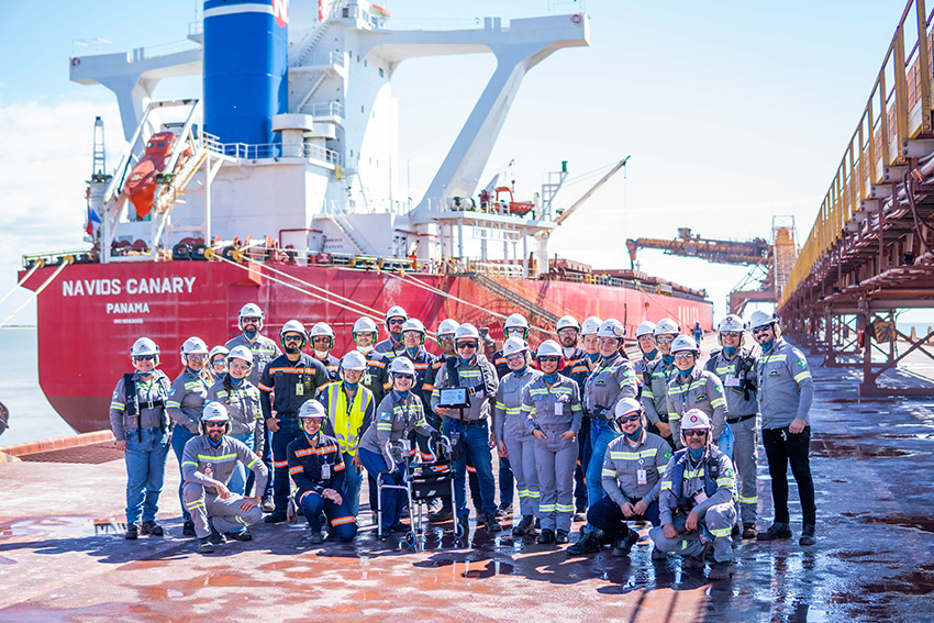 Anglo American e Ferroport atingem marca histórica de 200 milhões de toneladas exportadas no Porto do Açu